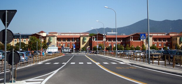 Ingresso dell'Ospedale di Cisanello a Pisa